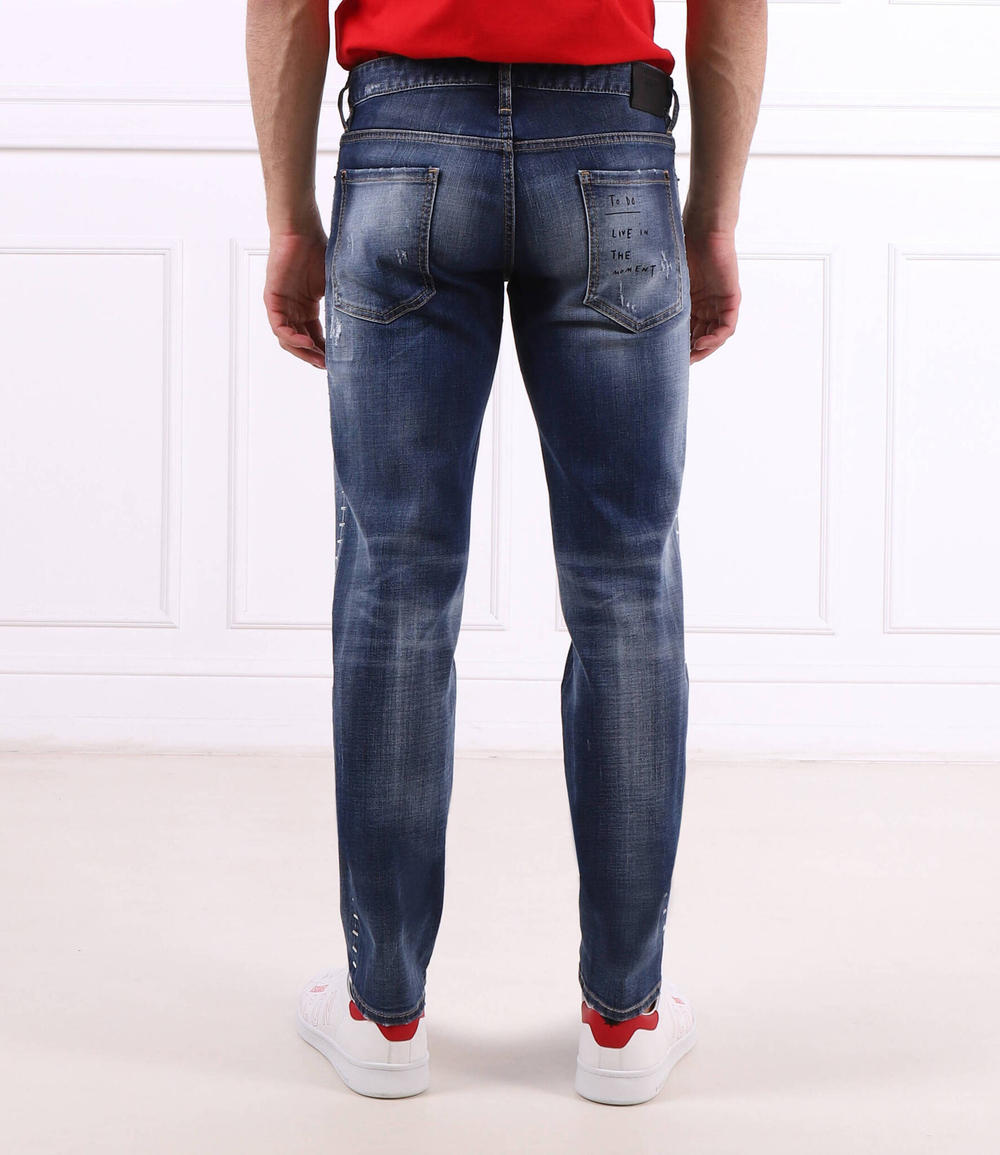 Джинсы Stapled Dsquared2 - темно-синий(S74LB1256 S30664)