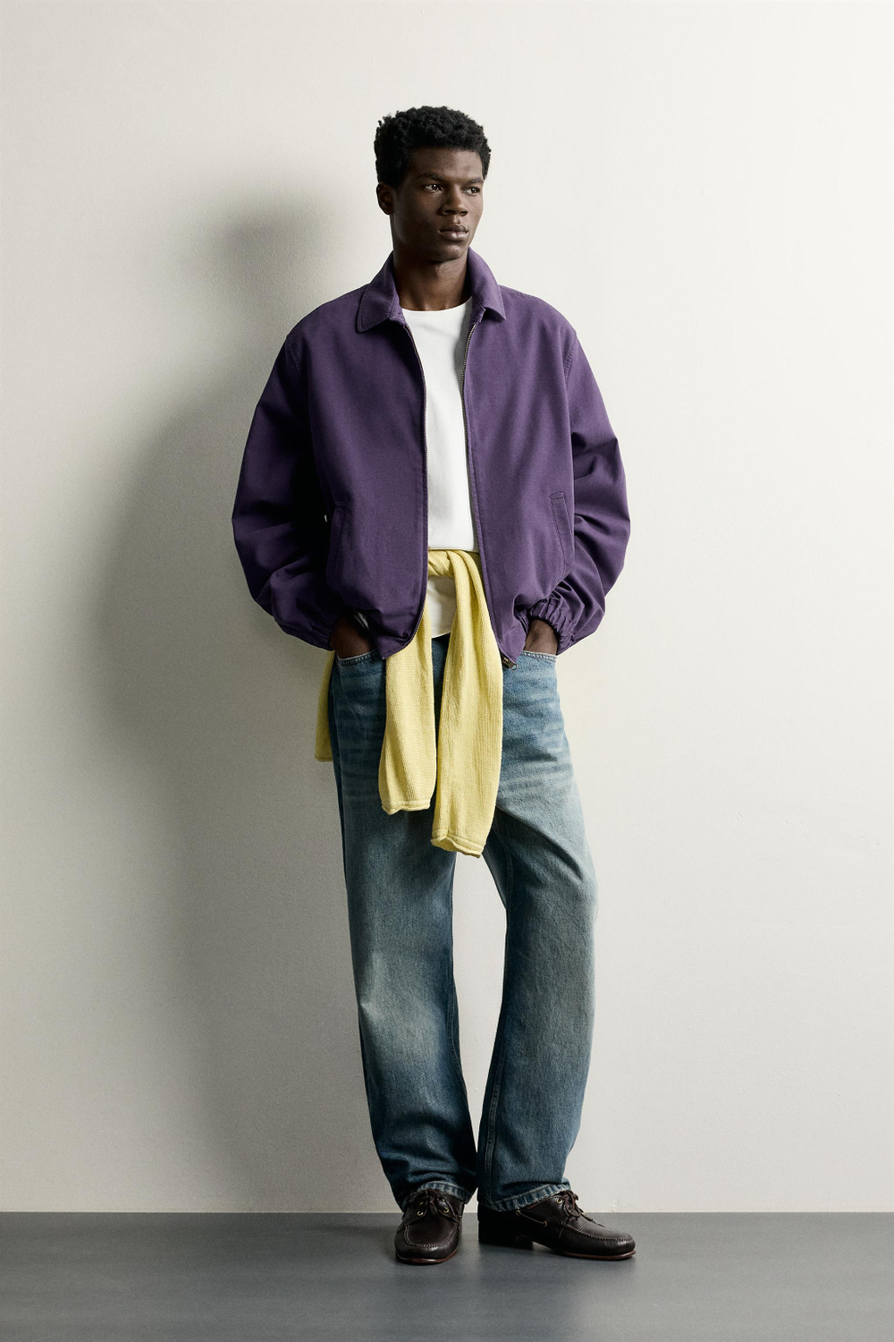ХЛОПКОВАЯ КУРТКА КЛАССИЧЕСКОГО КРОЯ — ZARA · 4028/179