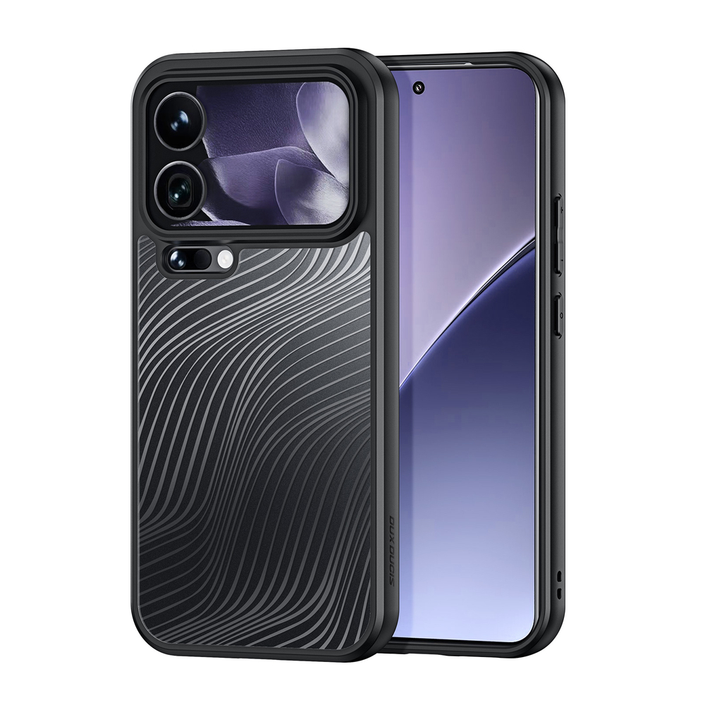 Чехол прозрачный с мягкими черными рамками для Xiaomi 17 Pro, Dux Ducis, серия Aimo Series Case