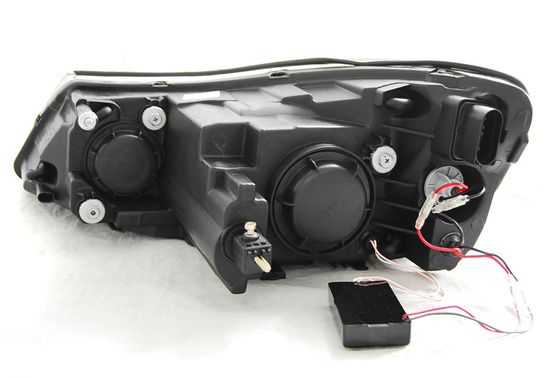 Передние фары BLACK для VW PASSAT B7 10.10- 10.14
