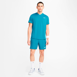 Мужское теннисное поло Nike Dri-Fit Victory Court T-Shirt Men - Petrol