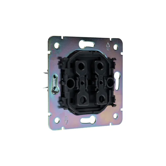 Выключатель для жалюзи KRANZ Miele Round Титан KR-78-0711-2
