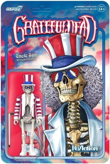 Фигурка Super7 - Grateful Dead: Uncle Sam Skeleton (W3)