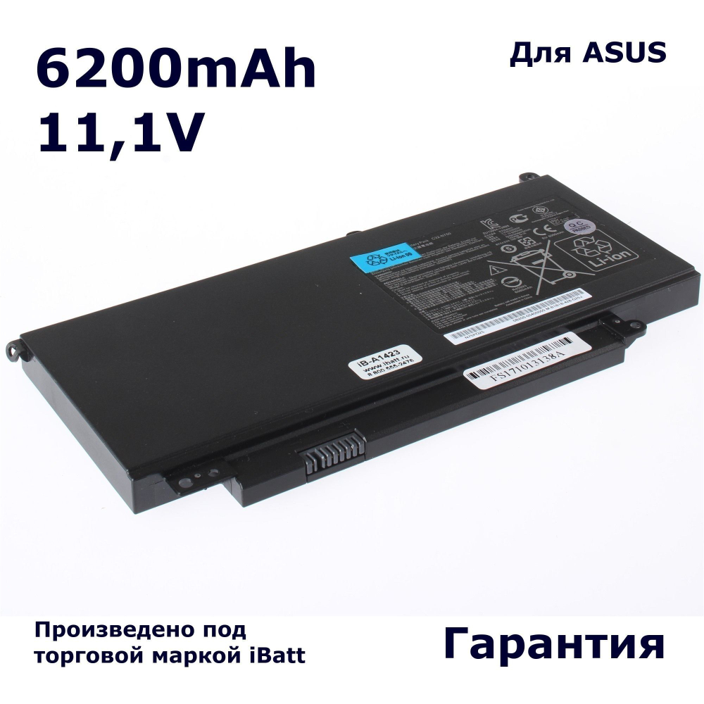 Аккумулятор iBatt 6200mAh, для C32-N750 iB-A1423