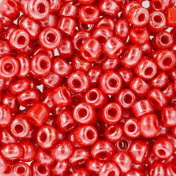 Бисер Zlatka 8/0 (2.9 мм), 100 г (10х10 г), №0125 красный, GR