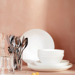 IKEA OFTAST (ИКЕА ОФТАСТ) — Тарелка, белая, 25 см, фото 4