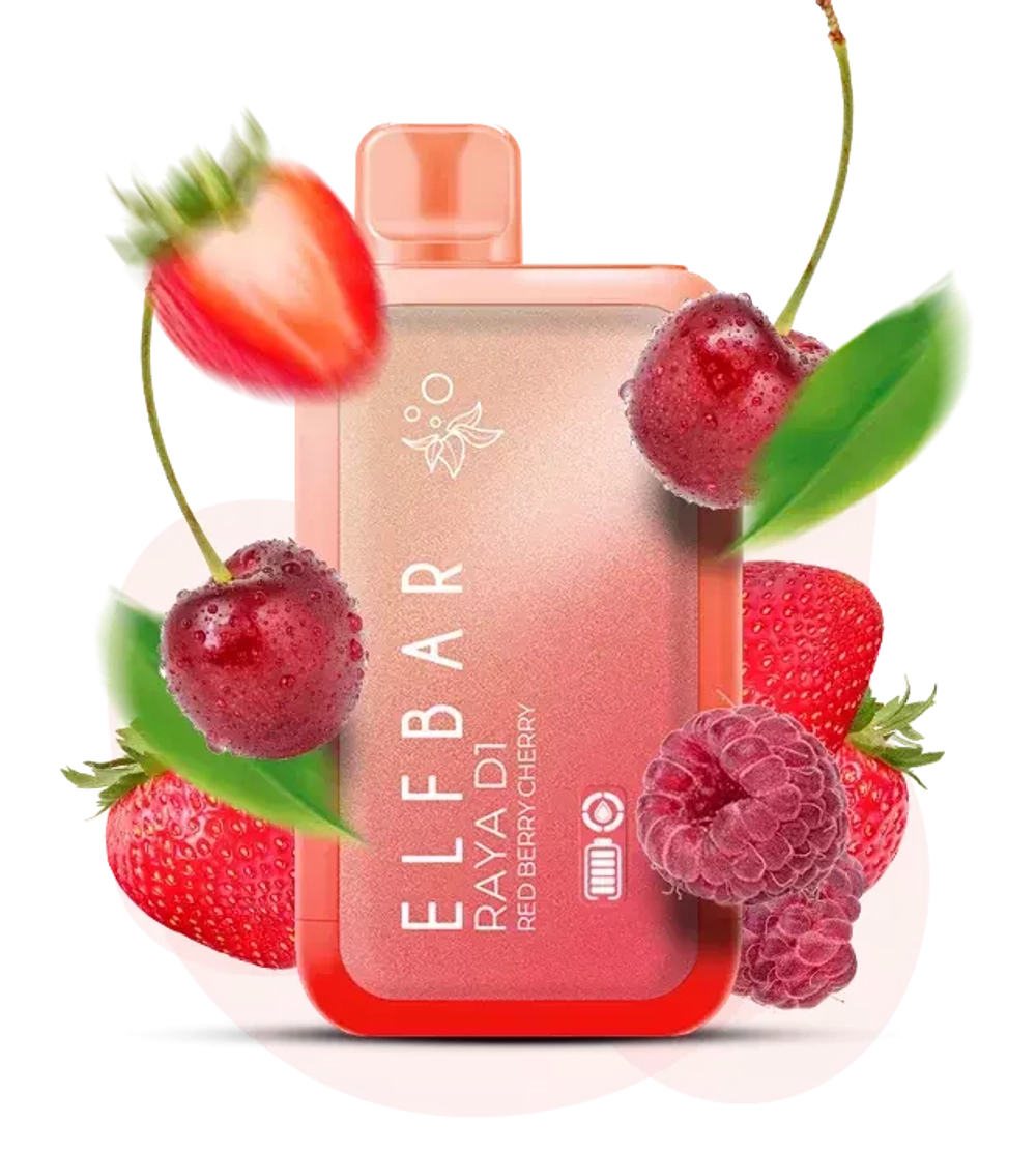 ELF BAR RAYA D1 - Red Berry Cherry (5% nic)