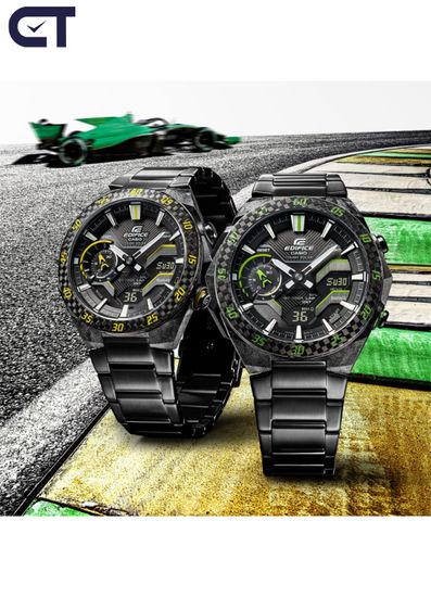 Casio ECB-2200RC-1A9DF EDIFICE WINDFLOW — часы Bluetooth и Tough Solar | СитиТайм