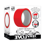 Красная лента для бондажа Red Bondage Tape - 20 м. (Цвет: красный)