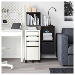 IKEA EKET  (ИКЕА ЕКЕТ)  -  Комбинация настенных шкафов - тёмно-серый 105x35x70 см