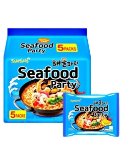 Лапша SamYang Seafood со вкусом морепродуктов