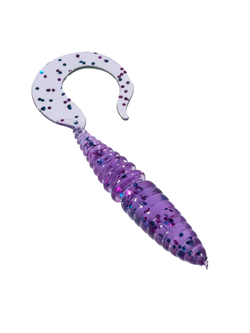 Приманка ZUB-TWIST  50мм(2")-10шт, (цвет 610) фиолетовый с блестками