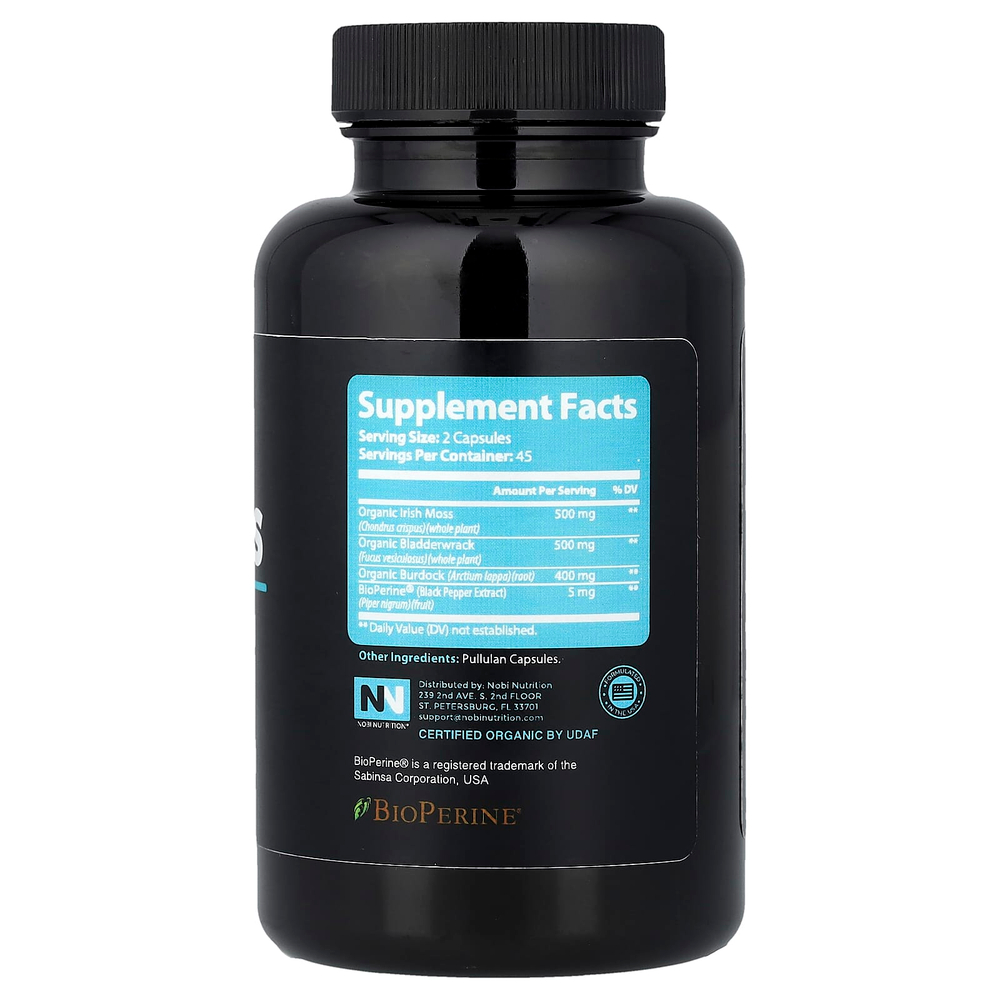 Nobi Nutrition, морской мох, 90 капсул