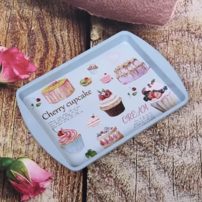 Поднос жестяной «Вкусняшки» 20*14см