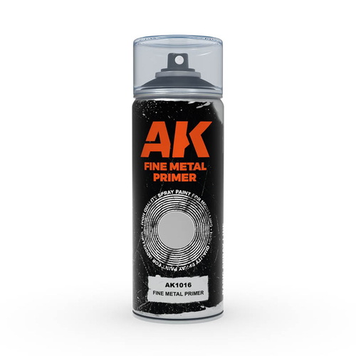 Аэрозольный праймер для металлических деталей AK Interactive Fine Metal Primer Spray 150мл