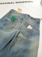 Джинсы IL'DOLCE jeans flare.Цвет голубой с эффектом потёртости. Размер walst:25 -40/42 русский