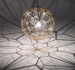 Pendant design lamp  Etch Web by Tom Dixon (Silver)