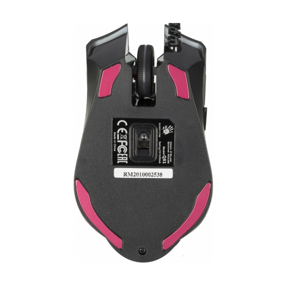 Мышь A4Tech Bloody Q81 Curve, черная, USB