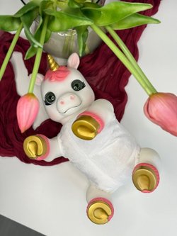 Игрушка мягконабивная 35см АниРеал Единорожка (60150)