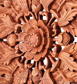 Decor and Gift 17-118 Панно резное «Цветы» (суар, о.Бали)