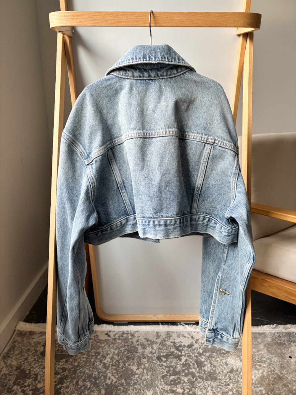 Новая джинсовая куртка Zara, S