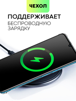 Чехол BROSCORP для Honor X7 (арт. HW-HX7-HARD-TPU-POCKET)