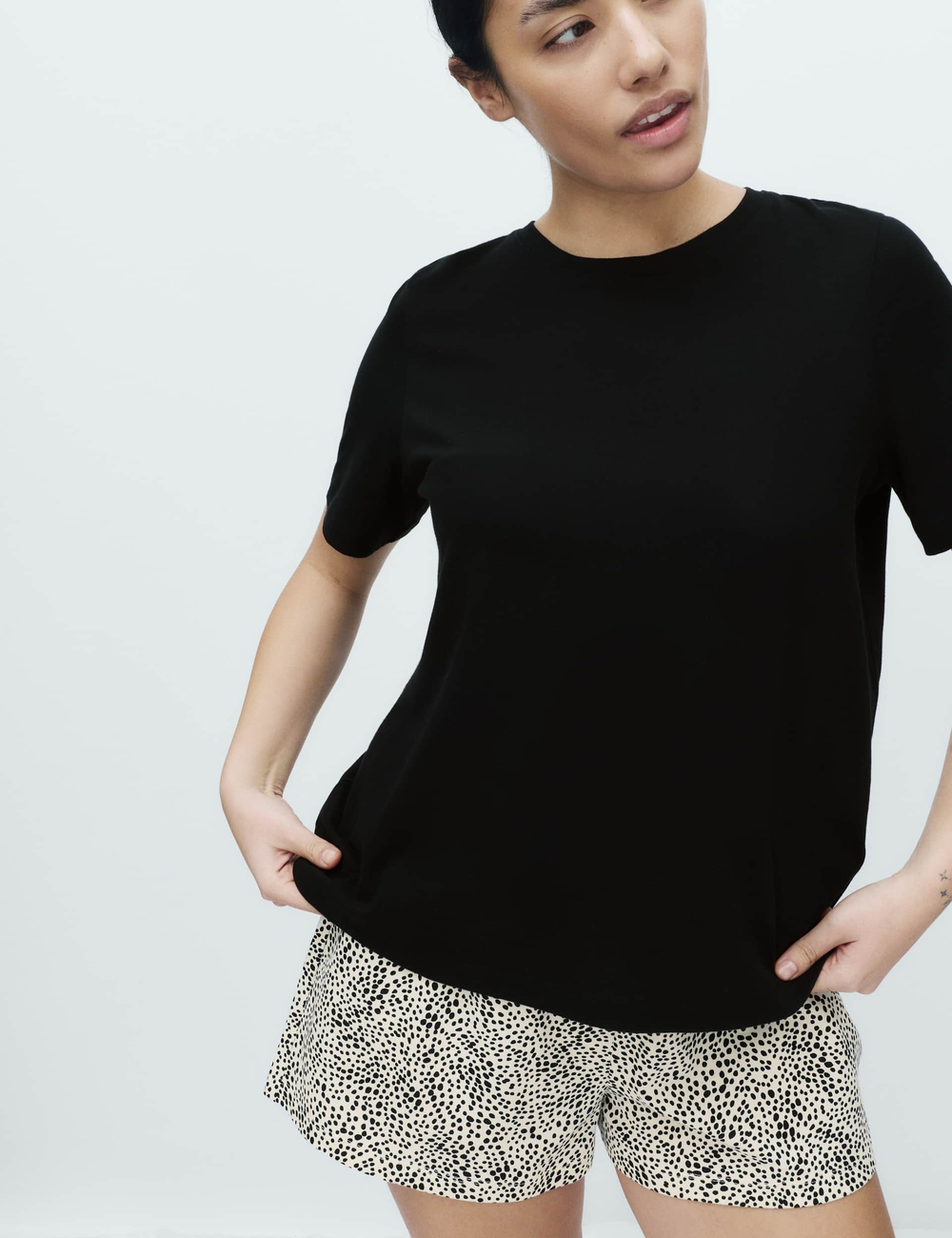 Пижамный комплект из смеси хлопка T37004644F - Marks & Spencer