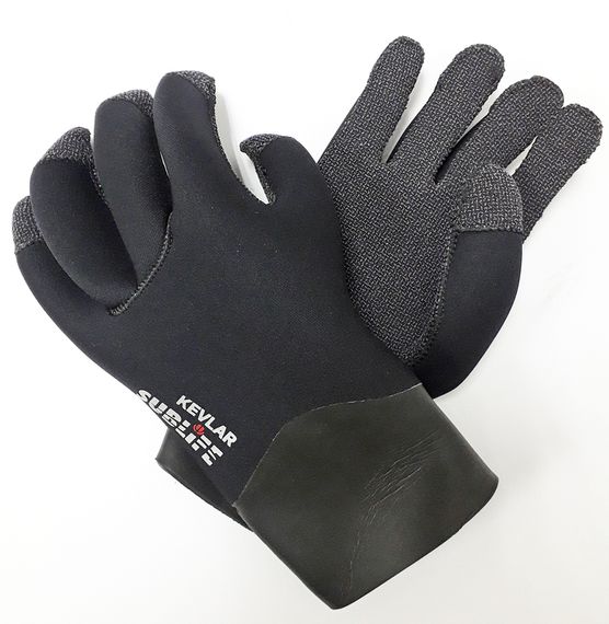 Перчатки неопреновые Sublife Kevlar Cuff 5 мм