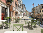 Стол пластиковый Siesta Contract Sky Table 70, оливковый