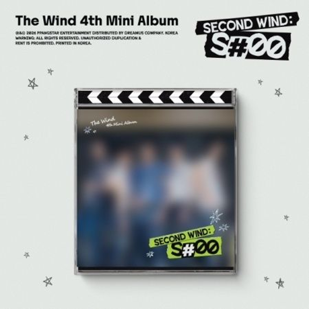 Альбом THE WIND - SECOND WIND : S#00 4th Mini Album JEWEL CASE 6 Version SET