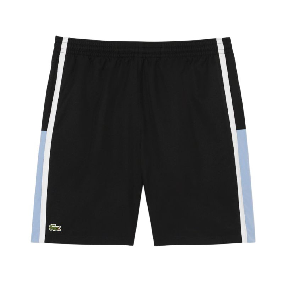 Теннисные шорты Lacoste Sport Colourblock Panels Lightweight - black/white/blue