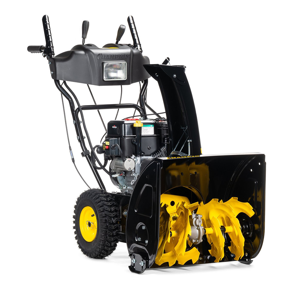 Снегоотбрасыватель CHAMPION ST656BS (6,5лс B&S950 56см 6F/2R колеса 3л, 77,5кг эл.стартер, фара)