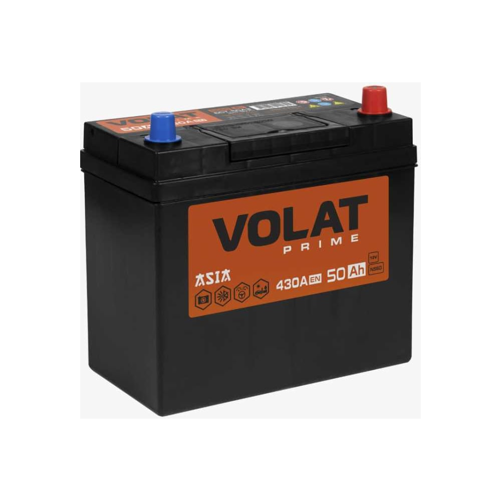 VOLAT Prime Asia 50Ah R+ (без борта)