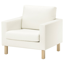 IKEA SALTSJÖBADEN  (ИКЕА САЛТШЁБАДЕН)  -  Чехол для кресла - Blekinge белый