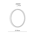 7631/DL PALE SN 043 Потолочный светодиодный светильник/белый/светло-серый LED 48Вт c ДУ 3000-6000К D390 IP43 пульт ДУ SAVI