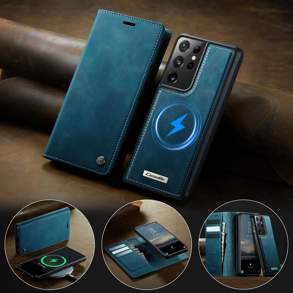 Чехол-кошелек CaseMe 2 in 1 MagSafe Samsung Galaxy S21 Ultra