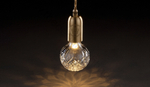 Pendant design lamp Crystal Bulb by Lee Broom (Clear)