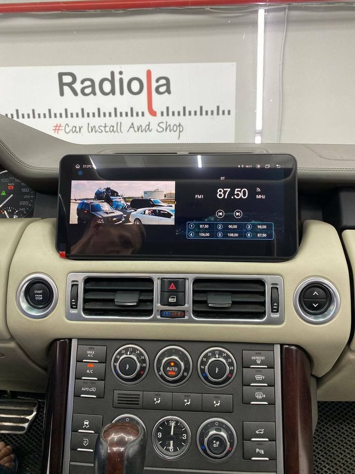 Магнитола для Range Rover 2005-2012 - RDL-1663-12 монитор 12.3" на Android 12, Быстрая, CarPlay, 4G SIM-слот