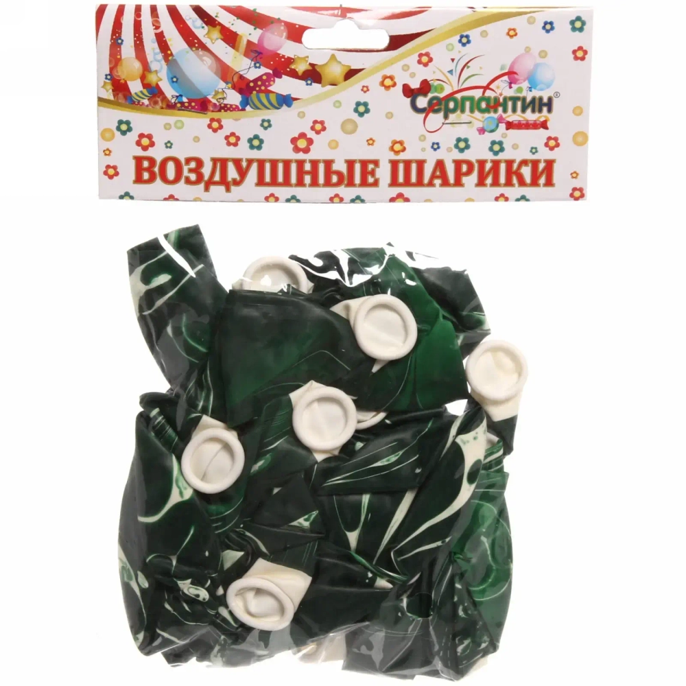 Воздушные шары «Мираж» 25шт 12»/30см зеленый