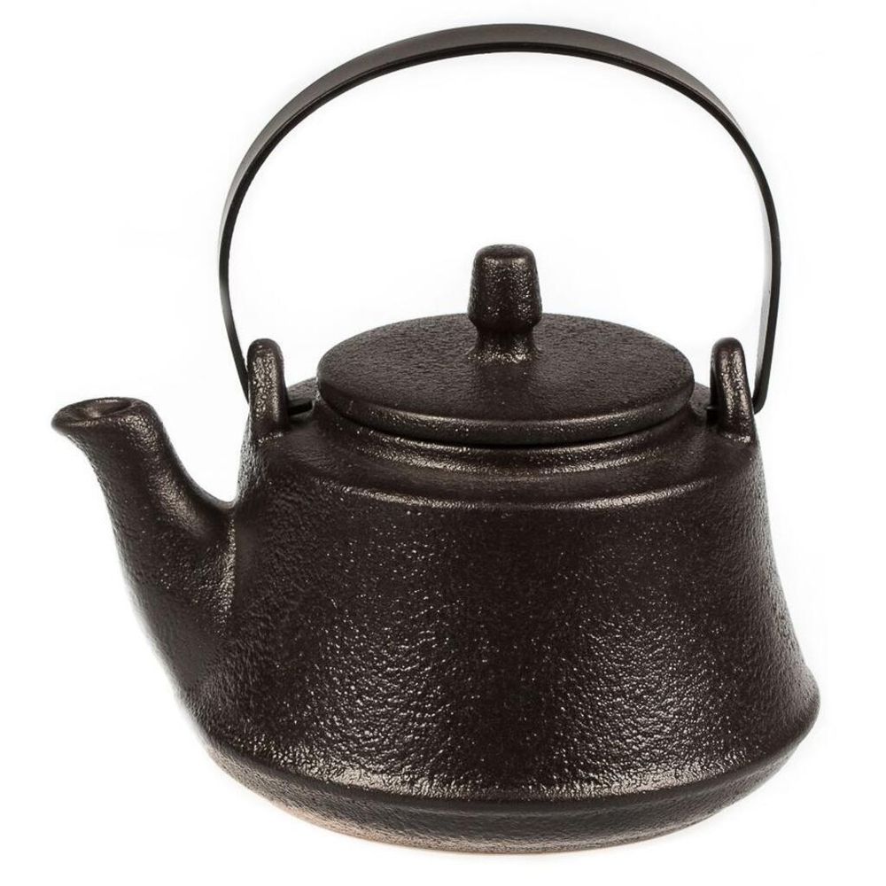 Чайник 600 мл d 14 см h8,5 см с ситом Smooth Black Raw Stellar P.L. Proff Cuisine [1]