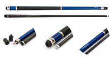 Двухсоставной бильярдный кий для пула "Cuetec Cynergy CT-15K Carbon" (синий)