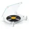 Transparent Transparent Turntable White