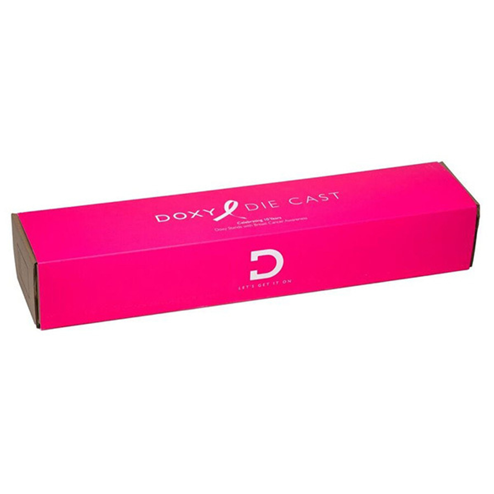 Розовый вибратор-вонд 37см Doxy Die Cast Massage Wand Hot Pink