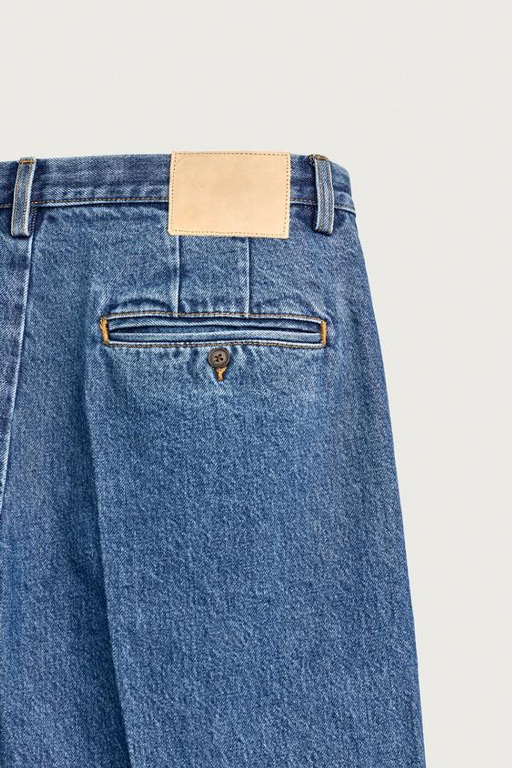 ZARA ДЖИНСОВЫЕ БРЮКИ ЧИНОС REGULAR FIT, ВЫЦВЕТШИЙ СИНИЙ