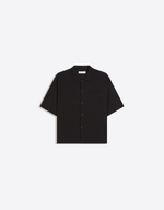 Мужская плиссированная рубашка boxy fit с коротким рукавом - BERSHKA