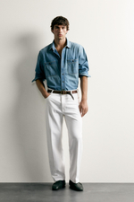 ДЖИНСЫ RELAXED FIT СО СТРЕЛКАМИ — ZARA · 0840/311