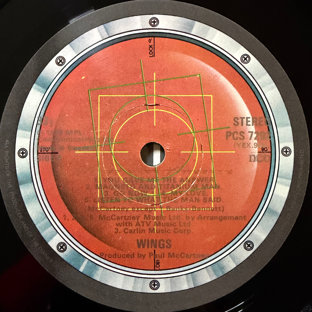 Wings - Wings Over America 3LP (Швеция 1976г.)