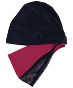 Шапочка для плавания Duplo Black/Raspberry, полиамид, для длинных волос