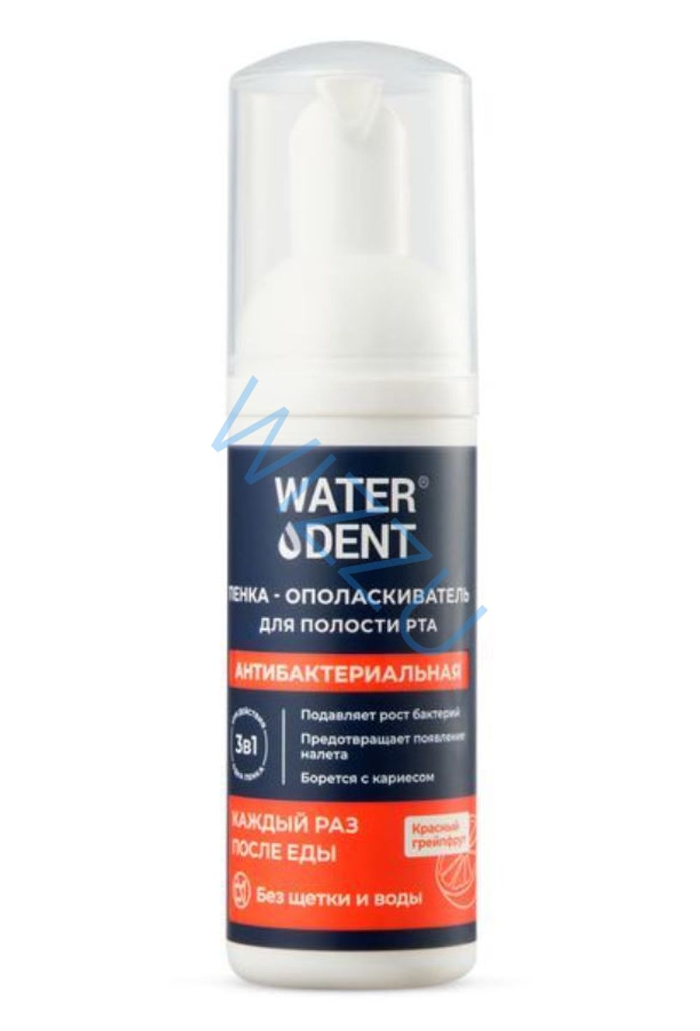 Пенка ополаскиватель для полости рта 3 в 1 Water dent