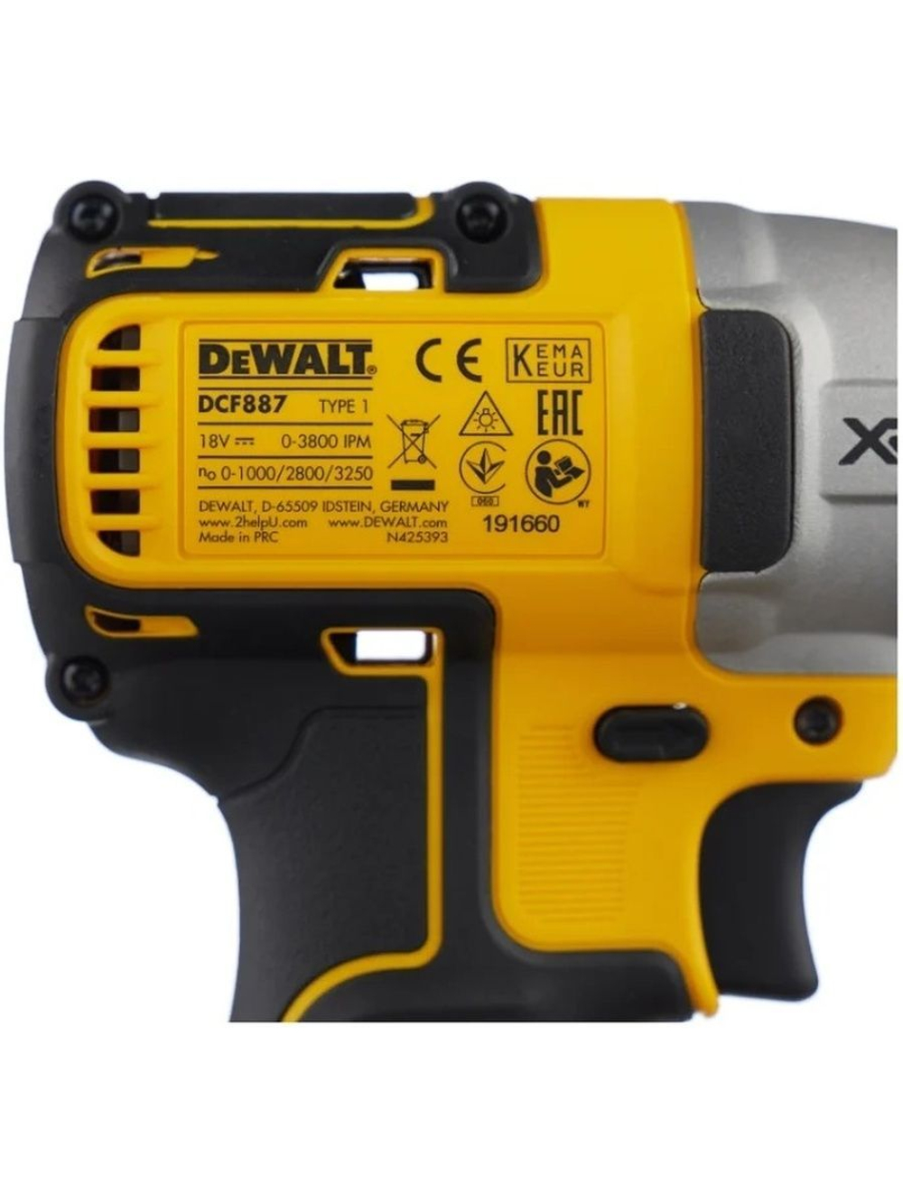 Бесщеточный импульсный шуруповерт DEWALT XR DCF887N